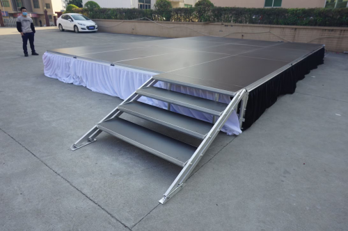 Durable Adjustable 4 Legs Simple Aluminum Stage Platform Event Stage