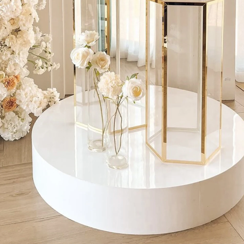 OEM Factory Custom White Acrylic Wedding Stage Party Dance Floor Stage