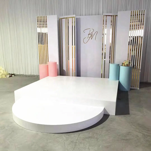 OEM Factory Custom White Acrylic Wedding Stage Party Dance Floor Stage
