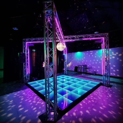 Wireless Magnetic Infinity Led Dance Floor For Wedding Event Dance Party