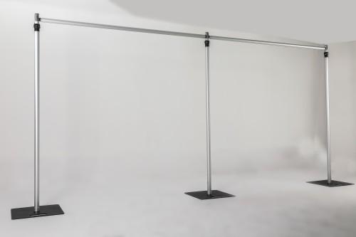 Indoor and Outdoor Event Aluminum Adjustable Pipe and Drape Wedding Backdrop