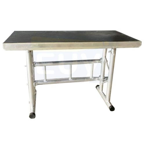 Portable DJ Table Adjustable Height Aluminium DJ Booth Stand  for Events