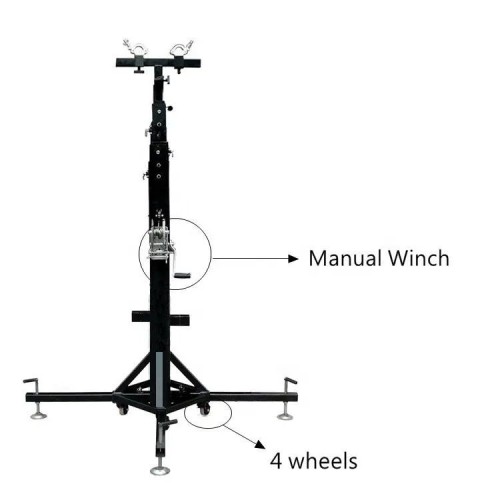 Lift Tower Speaker Lift Truss System Lighting Hand Crank Stand