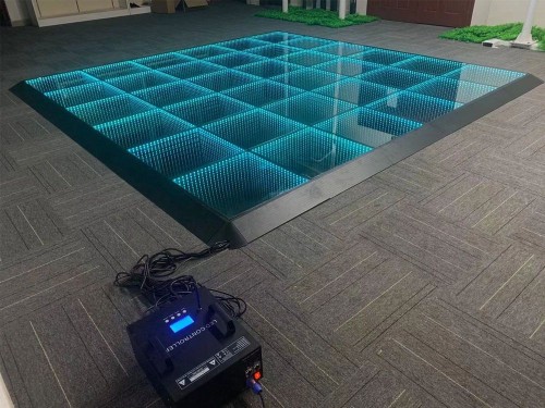 Wireless Magnetic Infinity Led Dance Floor For Wedding Event Dance Party