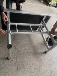 Portable DJ Table Adjustable Height Aluminium DJ Booth Stand  for Events