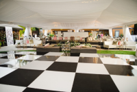 Portable High Gloss White Dance Floor Seamless Wedding Wooden Dance Floor