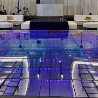 Wireless Magnetic Infinity Led Dance Floor For Wedding Event Dance Party