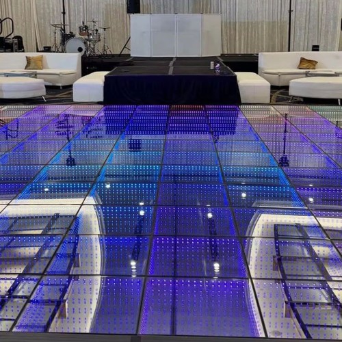 Wireless Magnetic Infinity Led Dance Floor For Wedding Event Dance Party